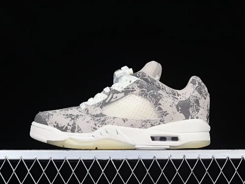 All categories Air Jordan Jordan series basketball shoes Air Jordan 5 Air Jordan 5 Low "Expression" AJ5 Joe 5 suede white low-top basketball shoes DA8016-100